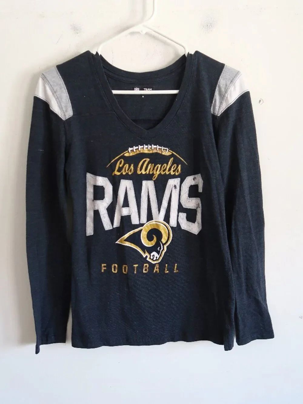 NFL Team Apparel LA Rams Long Sleeve Shirt - Size Medium
